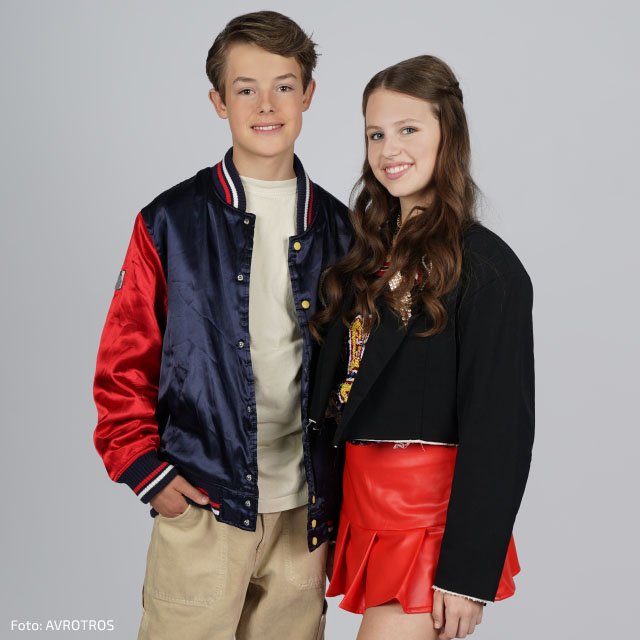 Sep & Jasmijn van het Junior Songfestival in de The Music Experience!